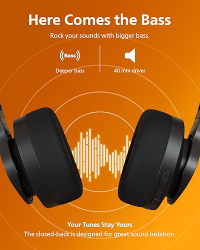 Wireless Over-Ear Bluetooth Headphones with Noise Canceling B1257