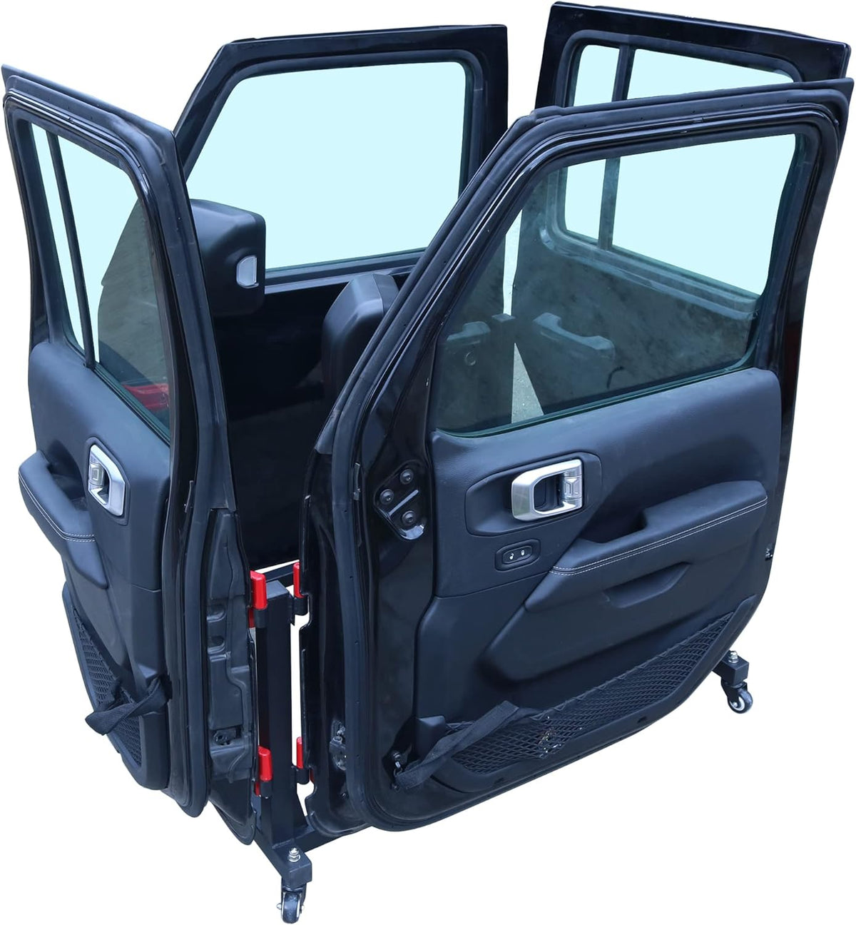 Black Door Hanger Storage Rack K4182