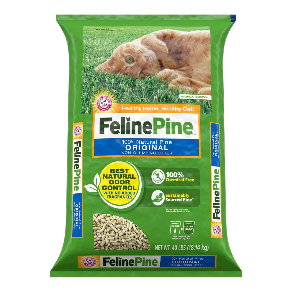Feline Pine Cat Litter Original U387037