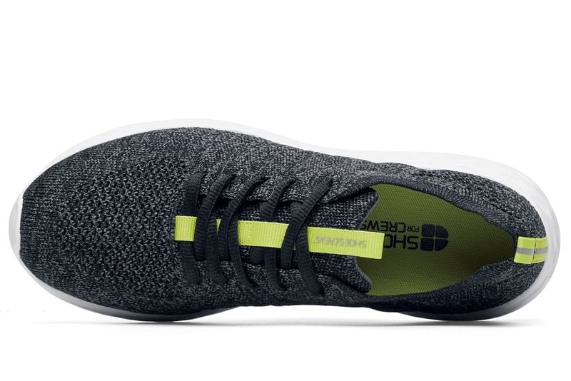 Black/Grey Slip Resistant Water Resistant Work Shoes U49841