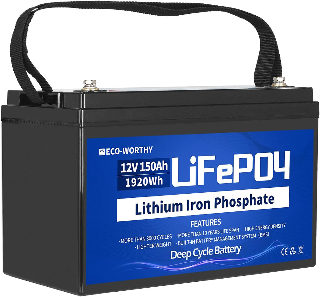 12V 8Ah Rechargeable LiFePO4 Battery with BMS K4213