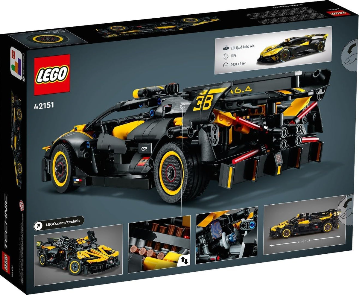 Technic Bugatti Car Toy Racing Model Car U86302