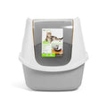 Jumbo Enclosed Grey Cat Box D736