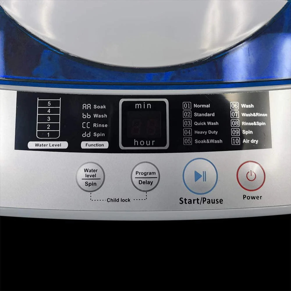 Compact Portable Top Load Washing Machine 10 lbs Capacity G6604
