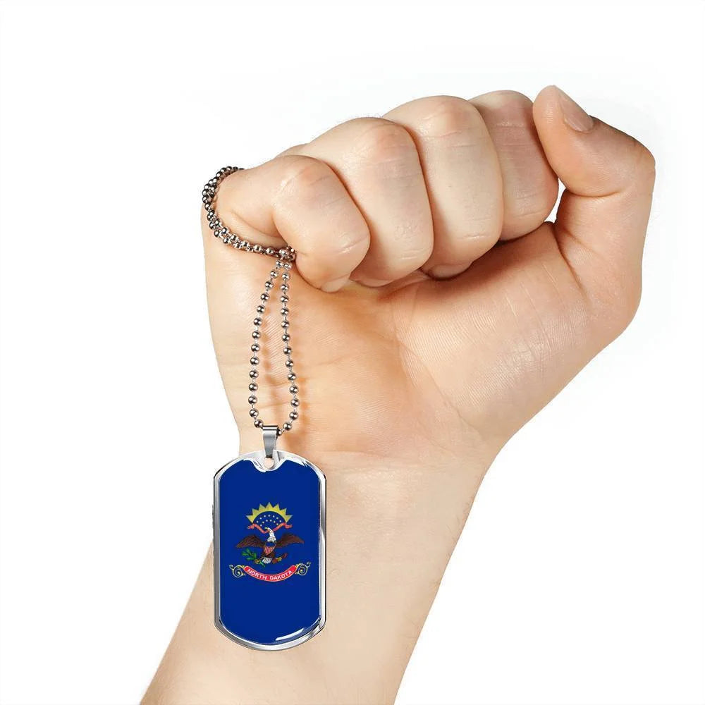 Stainless Steel Dog Tag Necklace A742920
