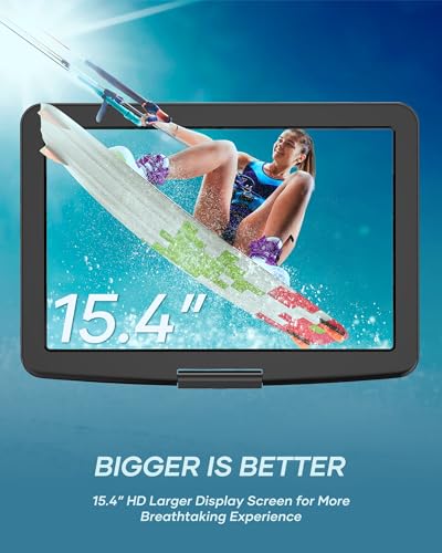 17.9" Portable DVD/CD Player with 15.4" Swivel Screen V7945
