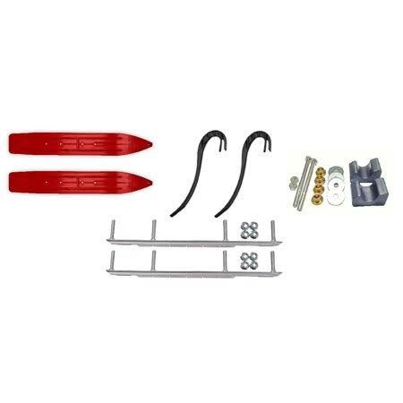 7 1/4 inch Snowmobile Skis with 9 inch Shaper Bars H558525