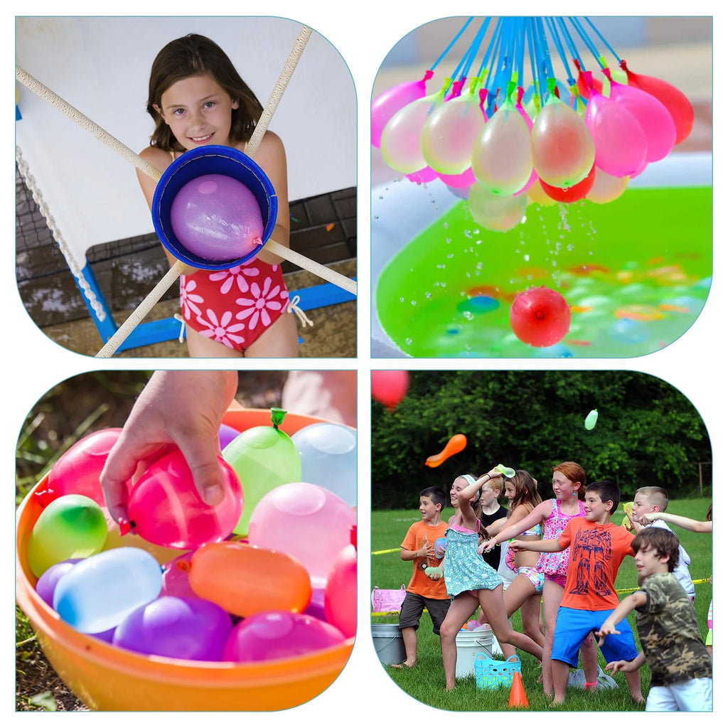 1200Pcs Multicolor Self Sealing Water Balloons D43355