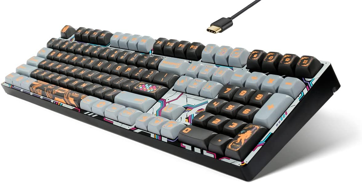 Wired 108 Keys Mechanical Gaming Keyboard W2790