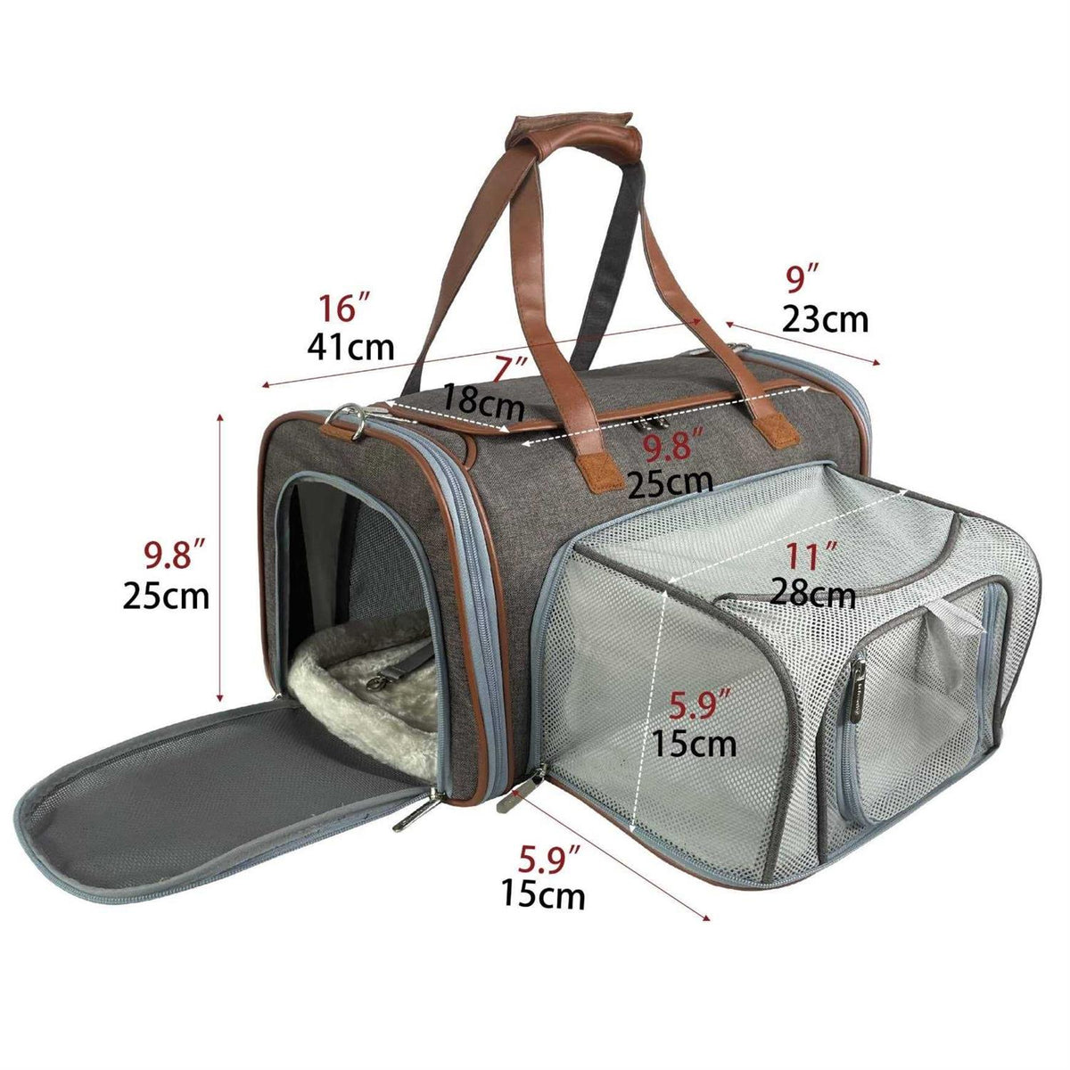 Expandable Airline Approved Pet Carrier B495