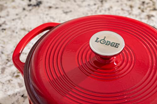 4.5 Quart Enameled Cast Iron Dutch Oven with Lid Q385