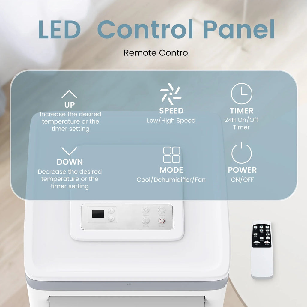 8000 BTU Portable Air Conditioner Y6081