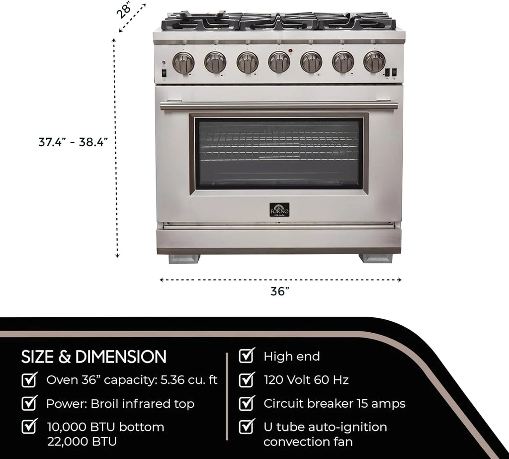 36" Freestanding Gas Range X582952