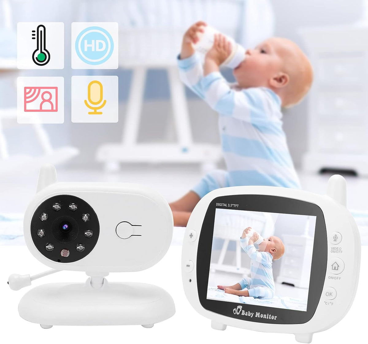 WiFi Baby Video Monitor with Wireless Digital Camera S291031
