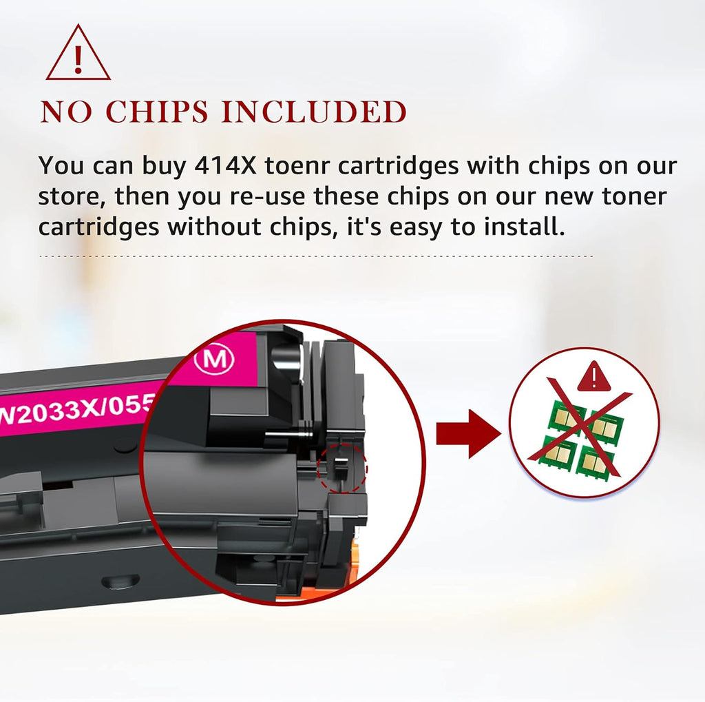 4-Pack High Yield Toner Cartridge for HP Printer H59819