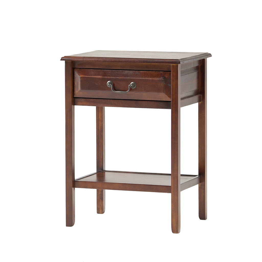 27" Acacia Wood Side Table S4432