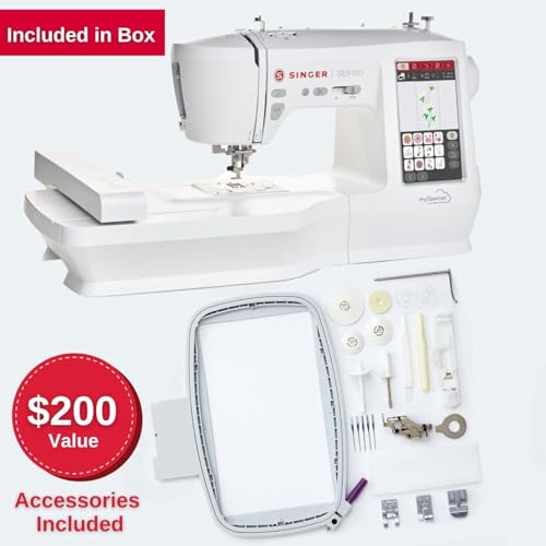 Sewing & Embroidery Machine with 250 Built-in Stitches H5566