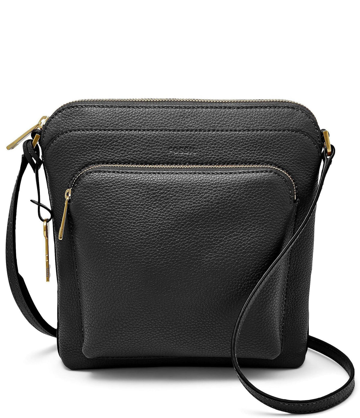 Black Leather Crossbody H98585