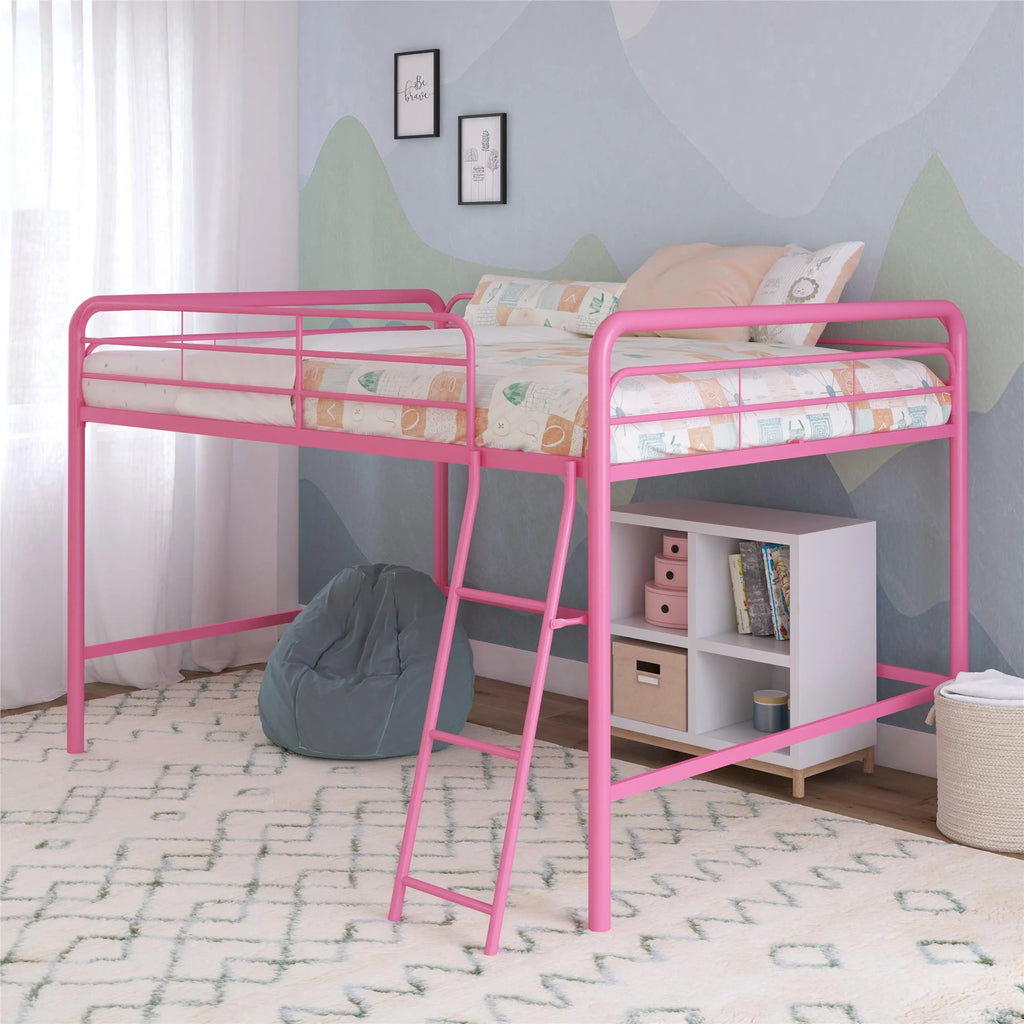 Black Full Metal Loft Bed M524197
