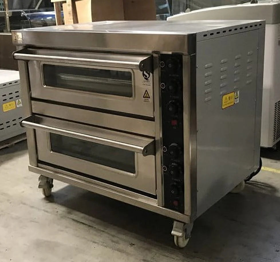 Electric double Deck Pizza Bakery Oven O7466