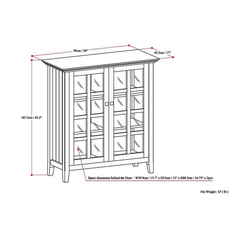 Black Storage Cabinet N5751