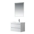 Wall-Hung Single-Sink Bathroom Vanity with Resin Top, 30 in. S78645