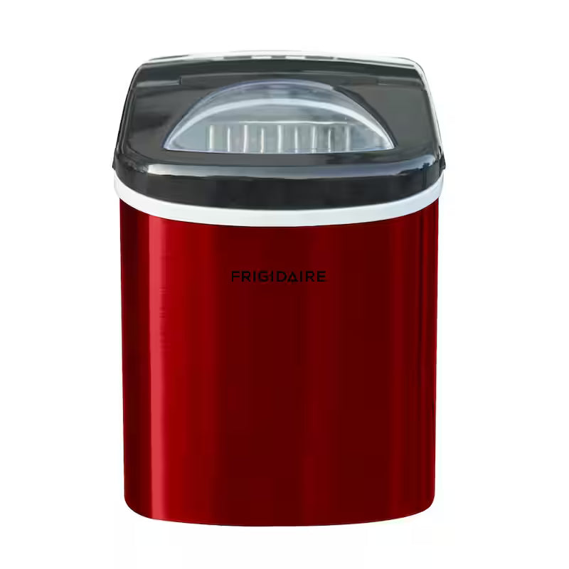 Portable Counter Top Ice Maker in Red Stainless S71685