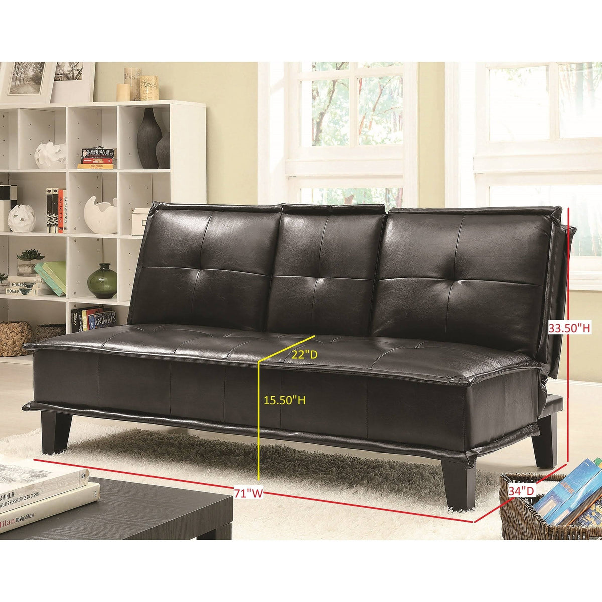 Black Sofa Bed R781508