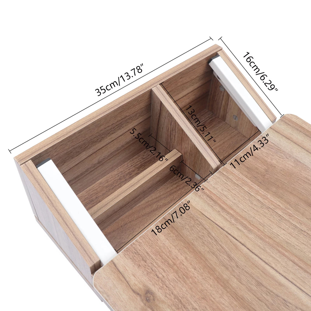 Adjustable C Shaped Mobile Side Table with Lockable Wheels P147991
