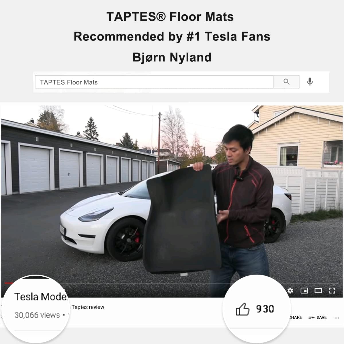 7 Seater Waterproof Floor Mats for Tesla Model Y T5675