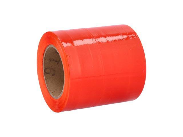 5-Inch 1000 Feet 80 GA Orange Stretch Wrap Film 12 Rolls G2305