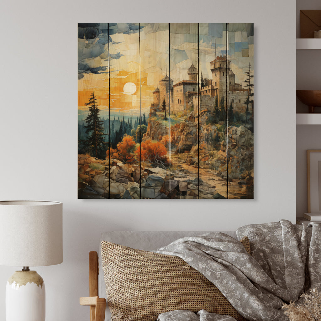 Natural Pine Wood Landscapes Print E7940