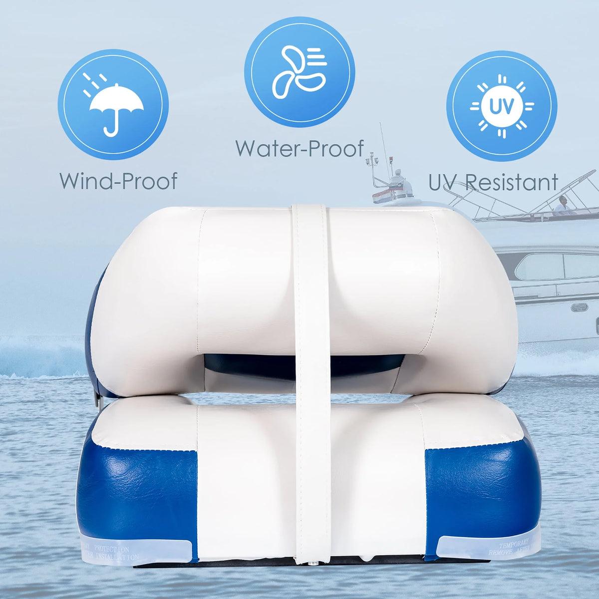 Set of 2 Folding Boat Seat E676693