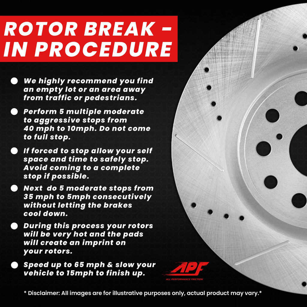 Drilled/Slot Brake Rotors N9196