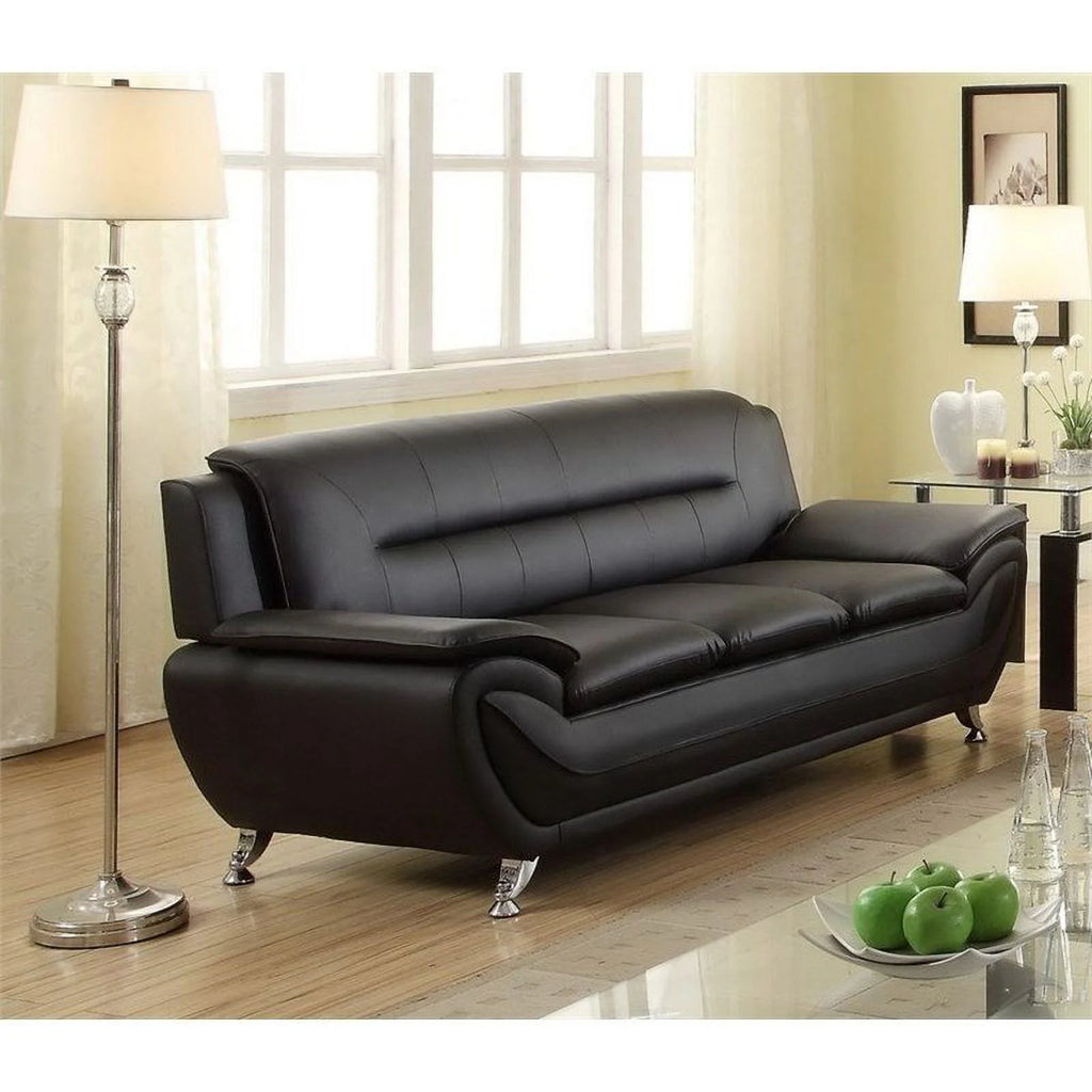 3 Piece Black Living Room Set L2903
