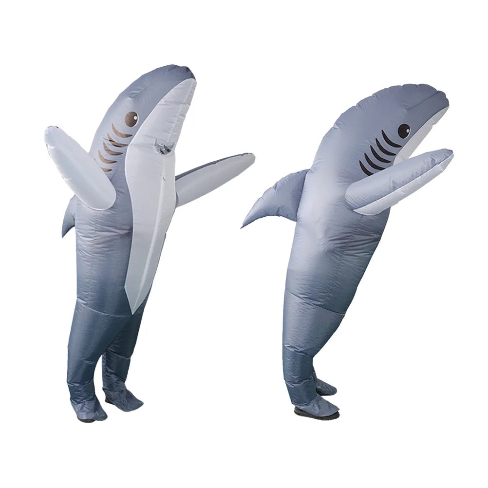 Grey Dolphin Inflatable Costume B479