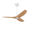 52 Ceiling Fan with Bamboo Blades and White Finish B918
