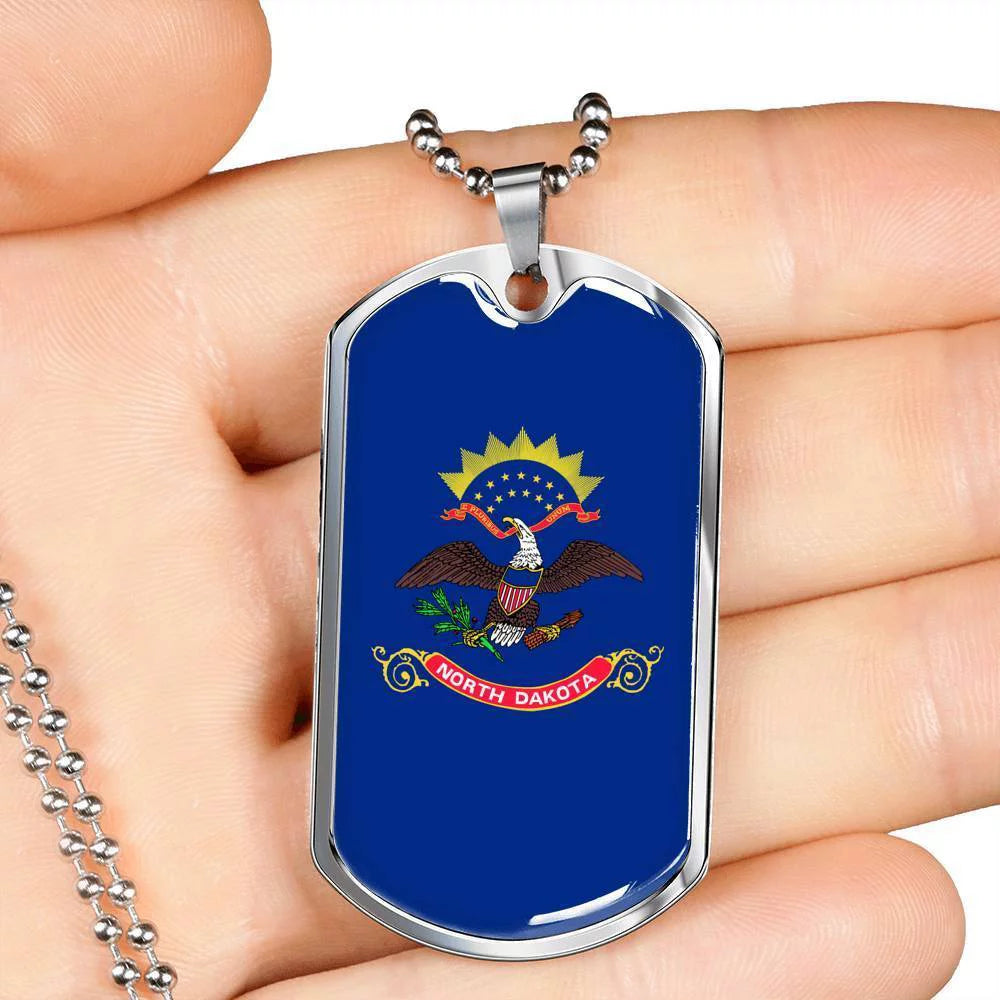 Stainless Steel Dog Tag Necklace A742920
