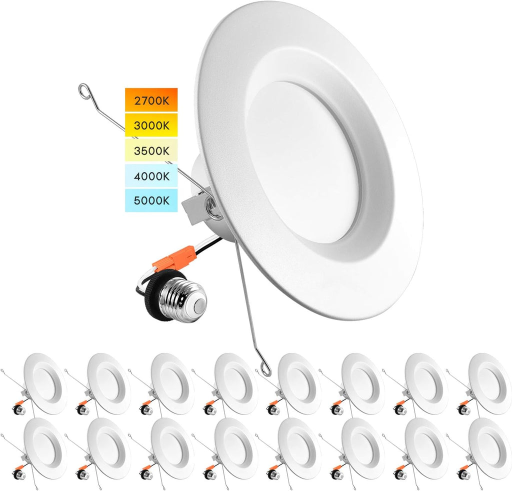 5/6 Inch LED Recessed Retrofit Downlight, 12 Pack N680