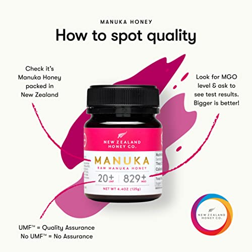 Raw Manuka Honey UMF 20+ MGO 829+ 8.8oz L123