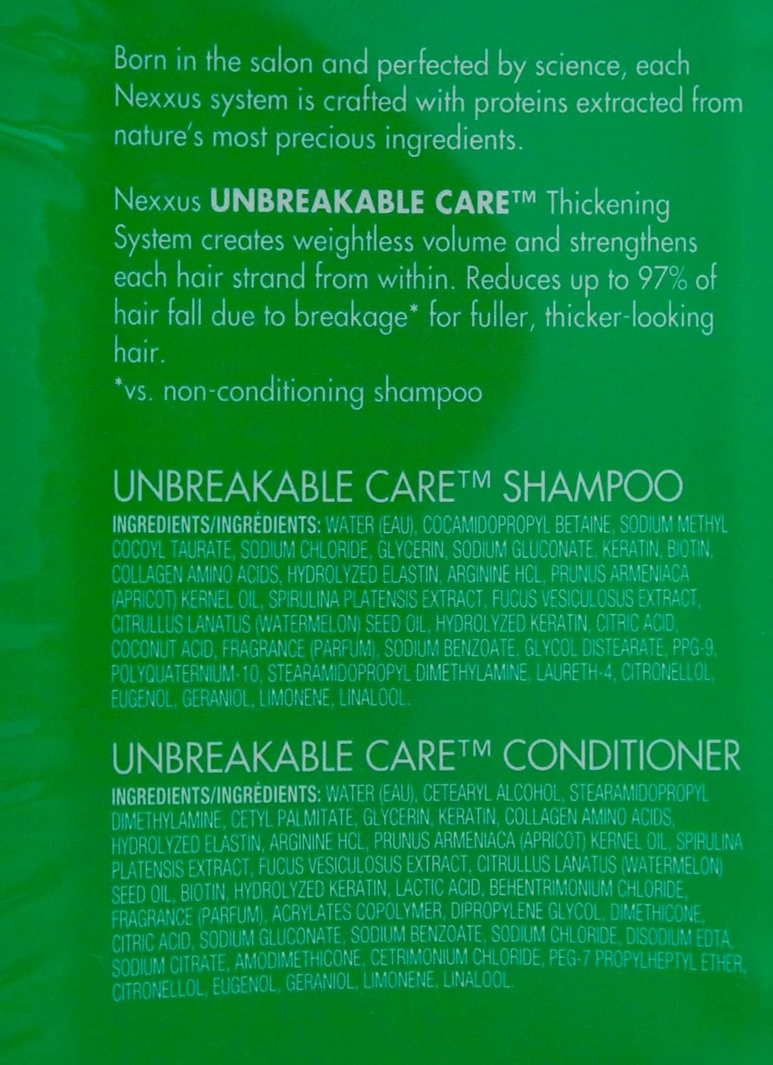 32 FL OZ Anti-Breakage Shampoo and Conditioner C5308