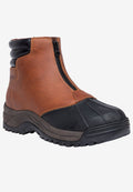 Men's Black Mid Zip Boots O82678