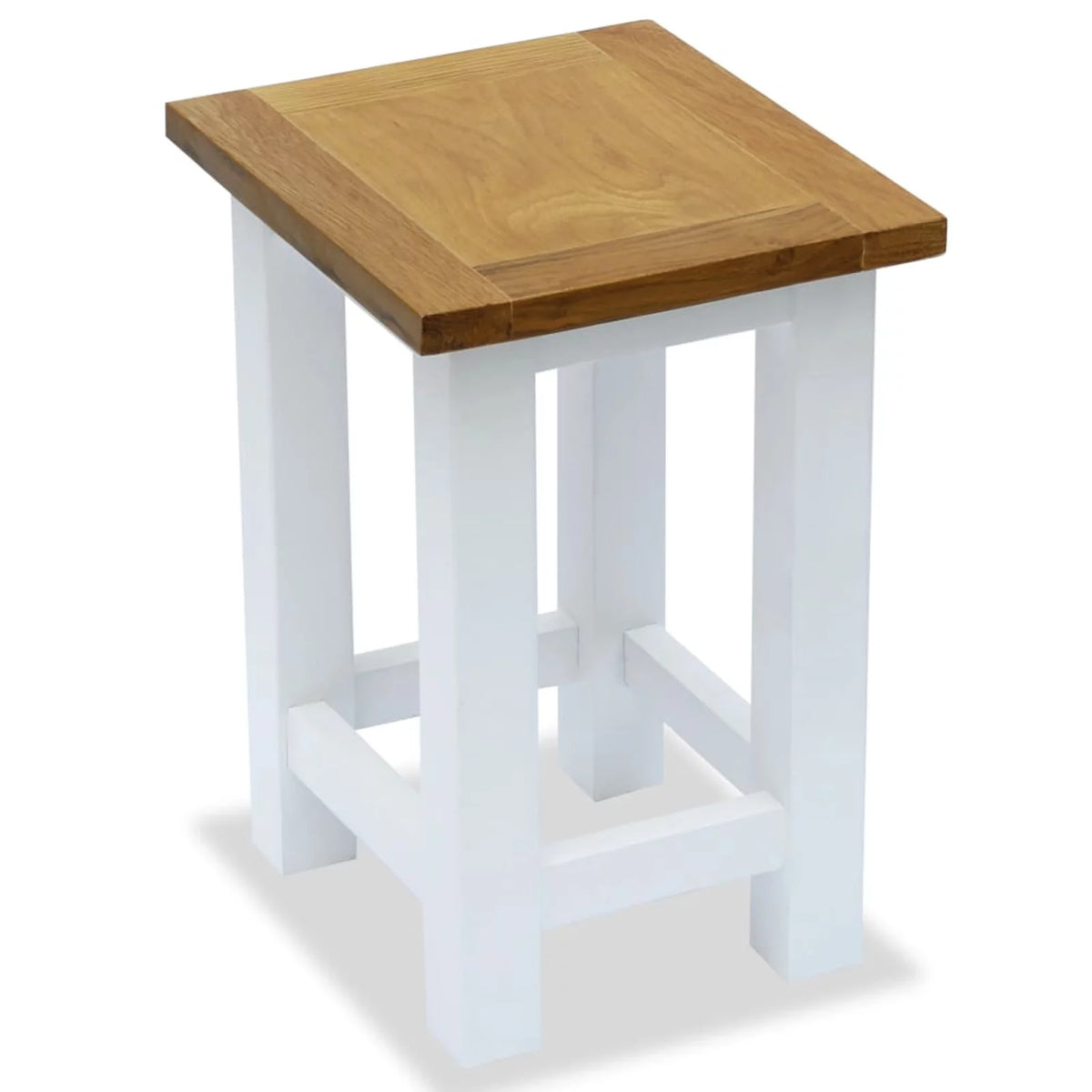 Solid Oak Wood End Table A483