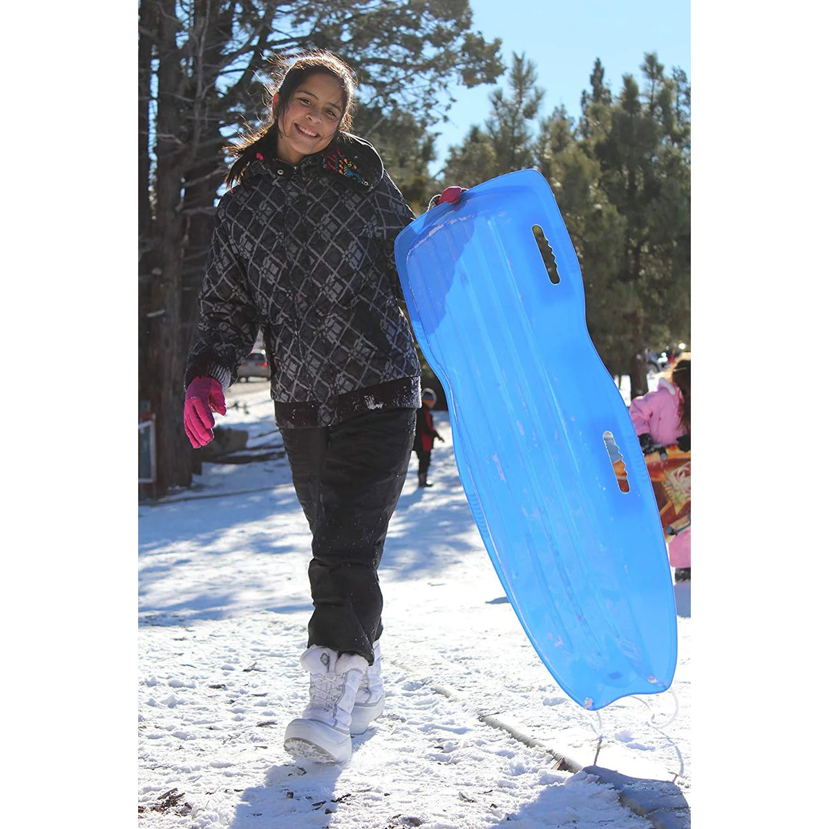 Blue Toboggan Snow Sled S608