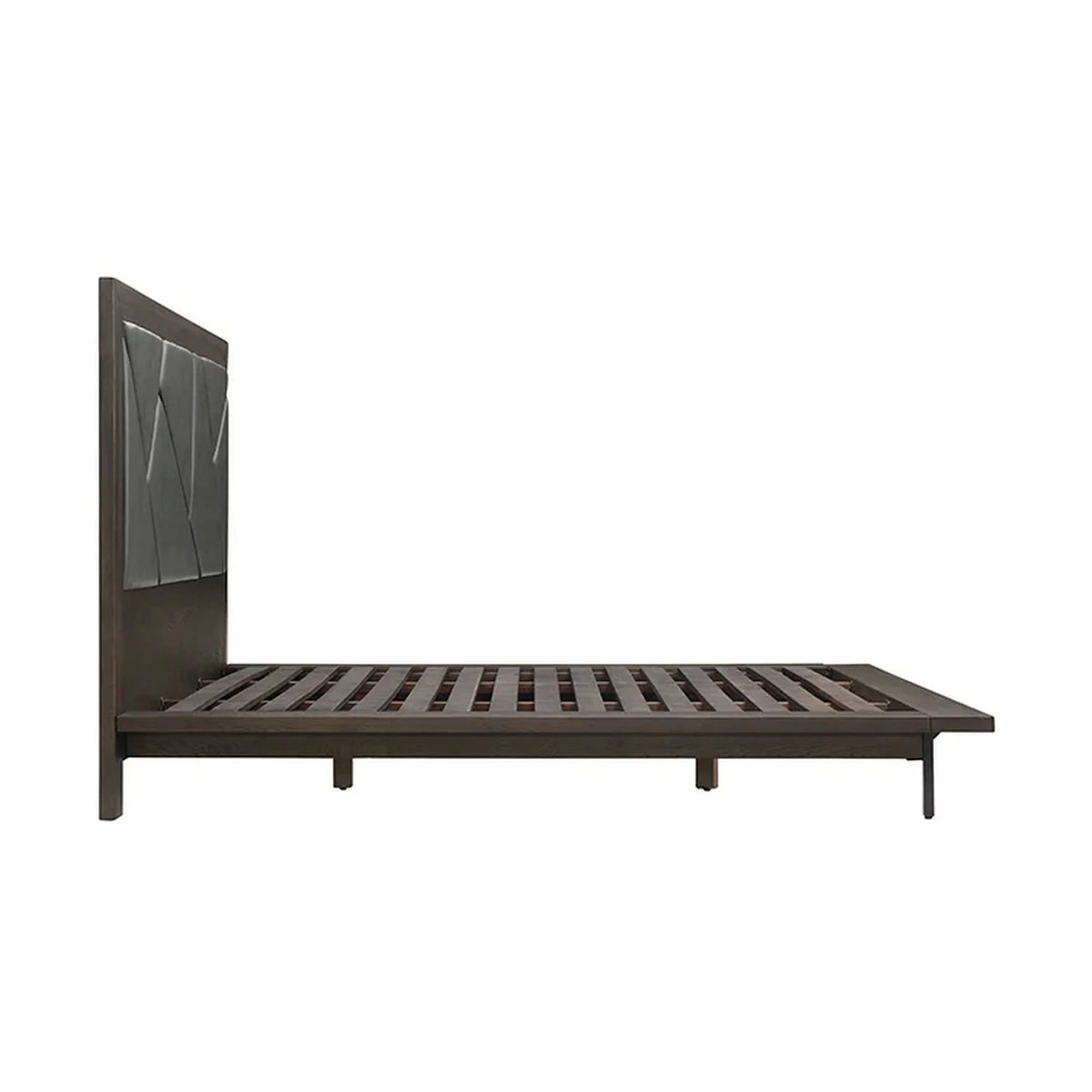 Queen Size Oak Wood Platform Bed F895