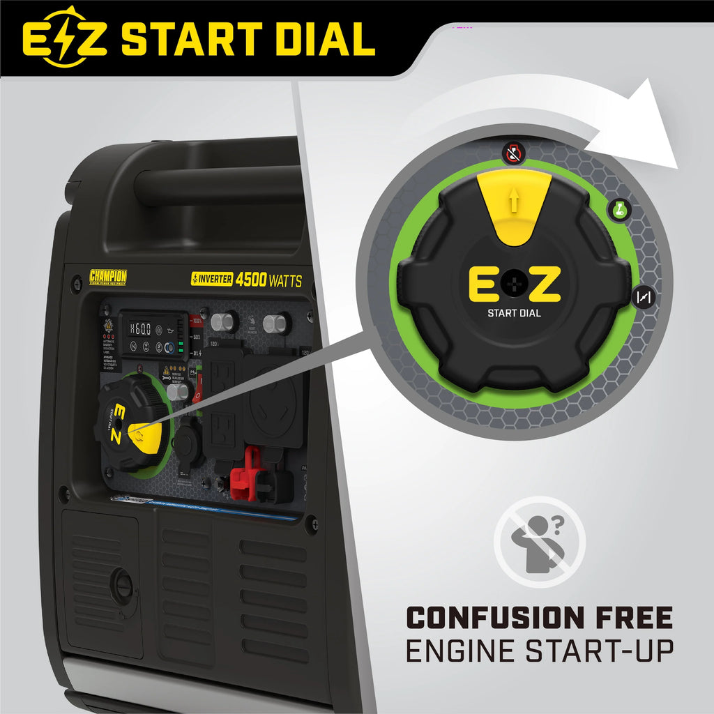 4500-Watt Wireless Remote Start Inverter Generator B9002