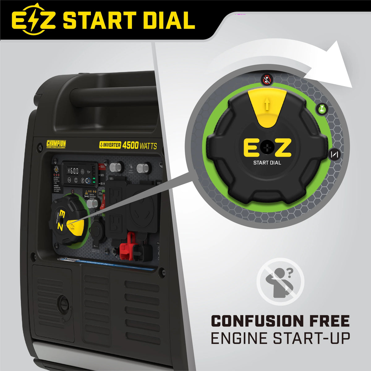 4500-Watt Wireless Remote Start Inverter Generator B9002