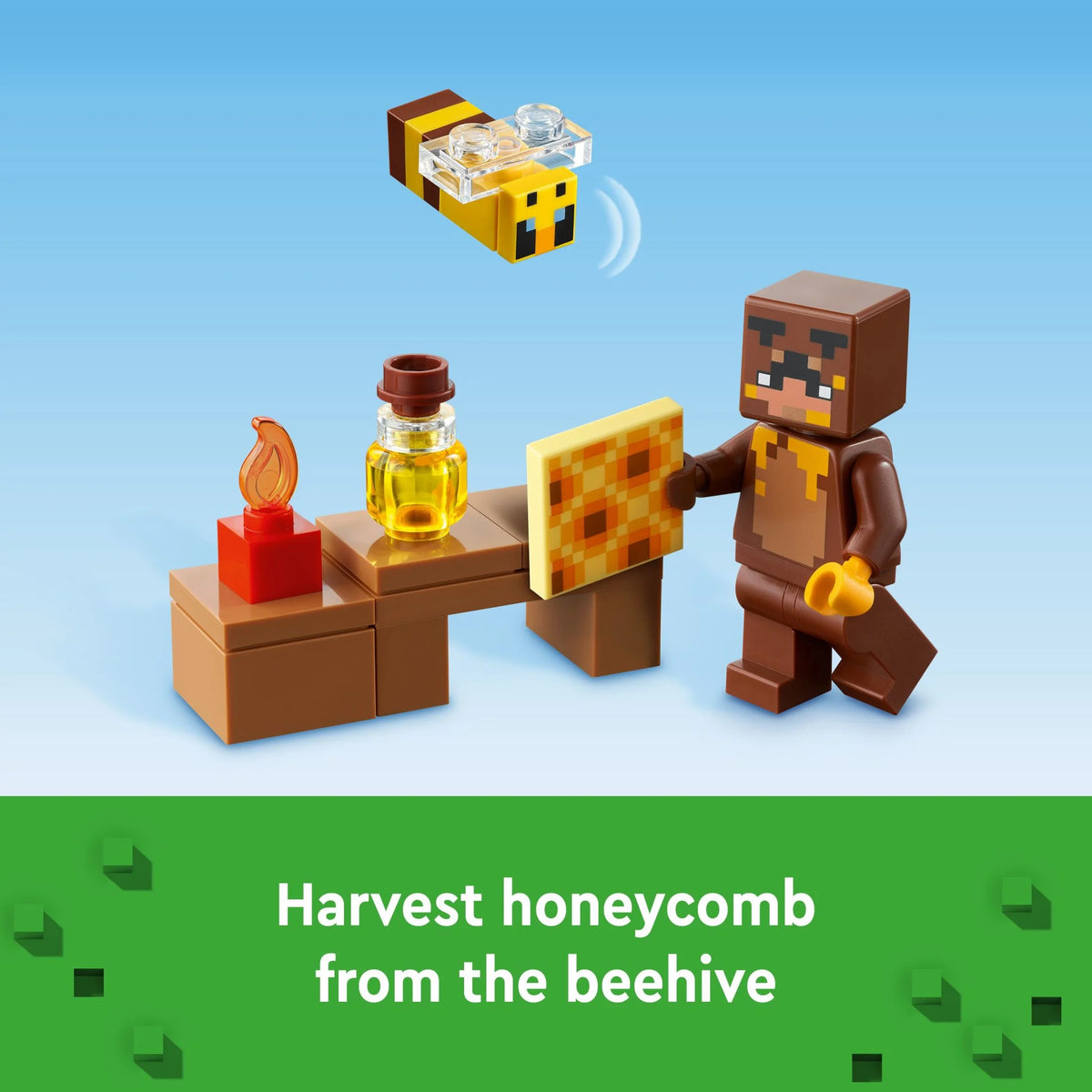 Minecraft Building Set with Buildable House and Animal Figures P242