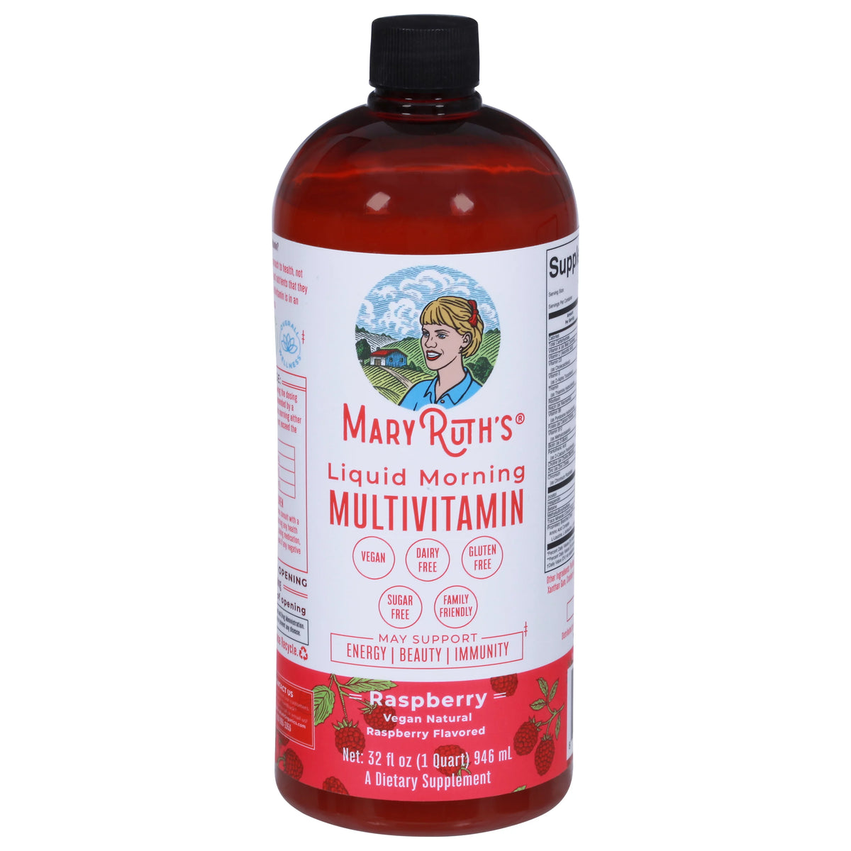 Raspberry Liquid Morning Multivitamin 32 Fl. Oz. Q711341