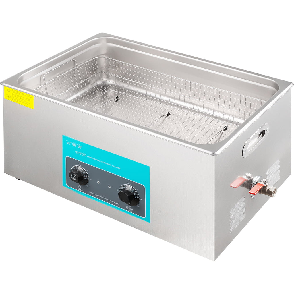 30L Ultrasonic Cleaner 304 Stainless Steel with Heater Timer G41657